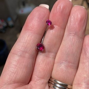 Industrial Strength Navel Curve w/ “Medium” Ruby